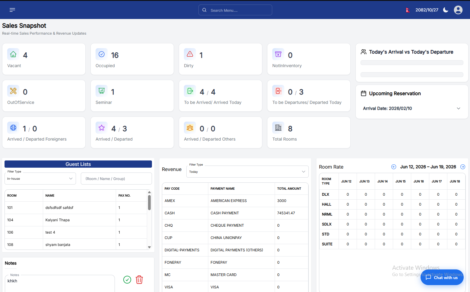 Front Office